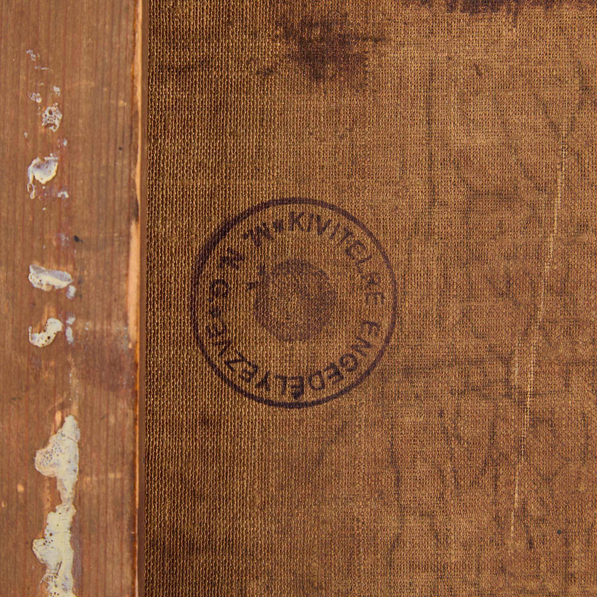 Tschechisch 19. Jahrhundert Dalmatinische Tracht Junger Mann Orientalist Ölporträt Kovács
Tschechisch, um 1870
Segeltuch: Höhe 46cm, Breite 34cm
Rahmen: Höhe 79cm, Breite 68cm, Tiefe 10cm

Dieses Ölporträt von Mihály Kovács (Tschechisch, 1818-1892)