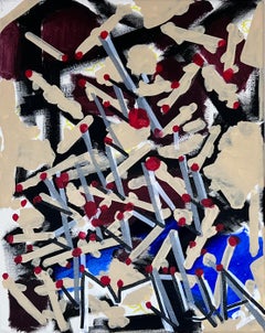 Mija Jung 'Match Sticks' Embodied Abstraction