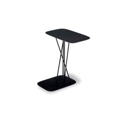 Black Mika Side Table by Michael Schmidt, Made in Italy