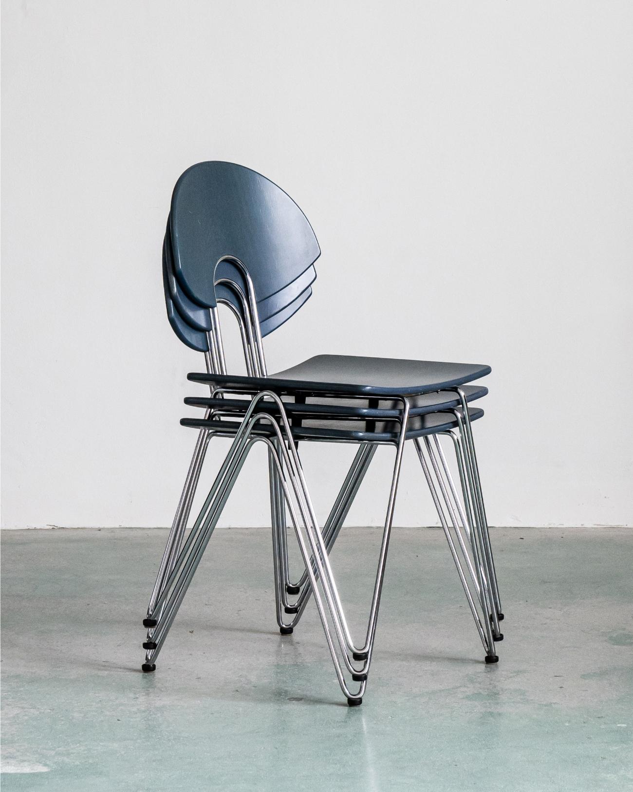 Mid-Century Modern Mikado 1800 Chair by Walter Leeman For Sale
