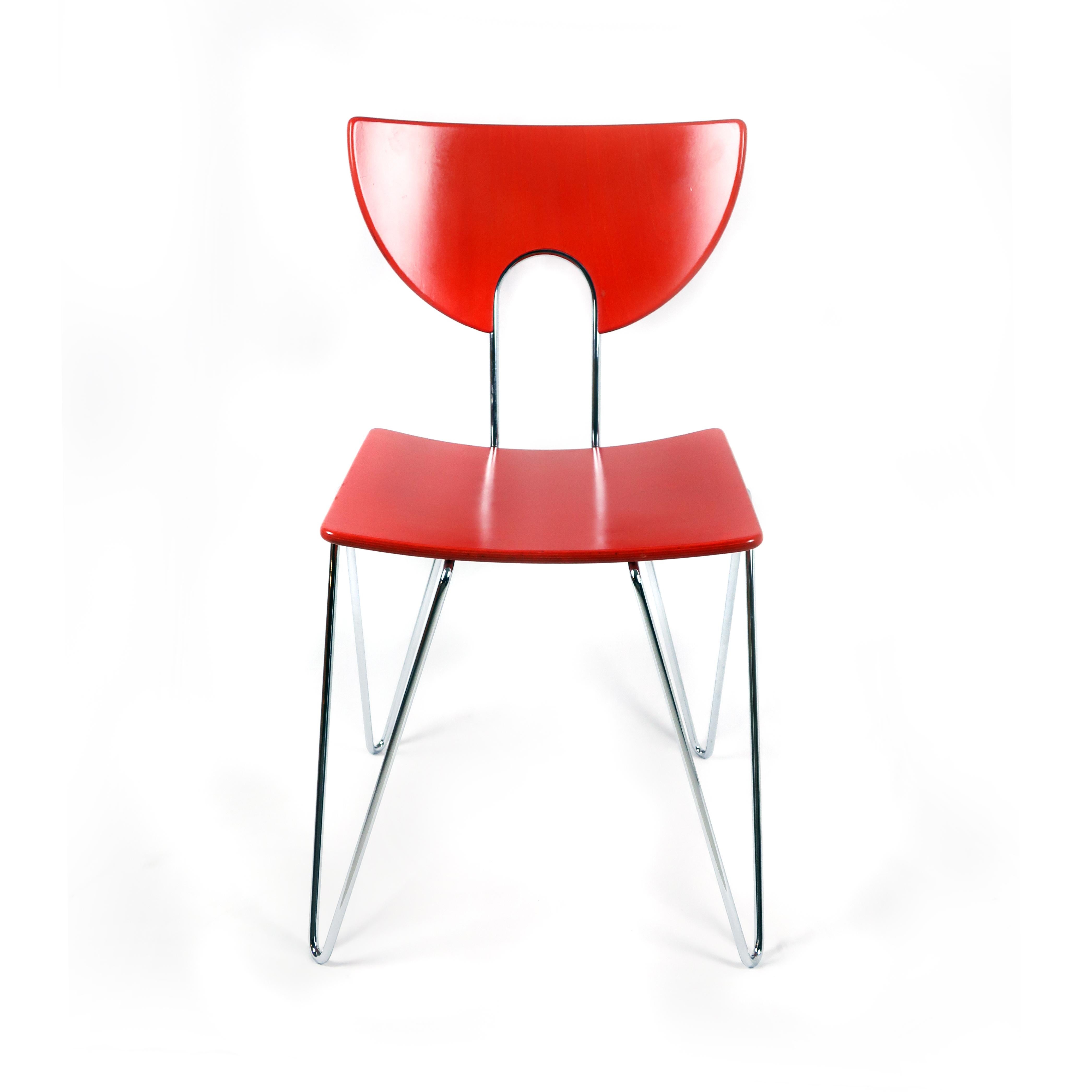 Post-Modern Mikado 1800 Dining Chairs by Walter Leeman for Kusch+Co For Sale