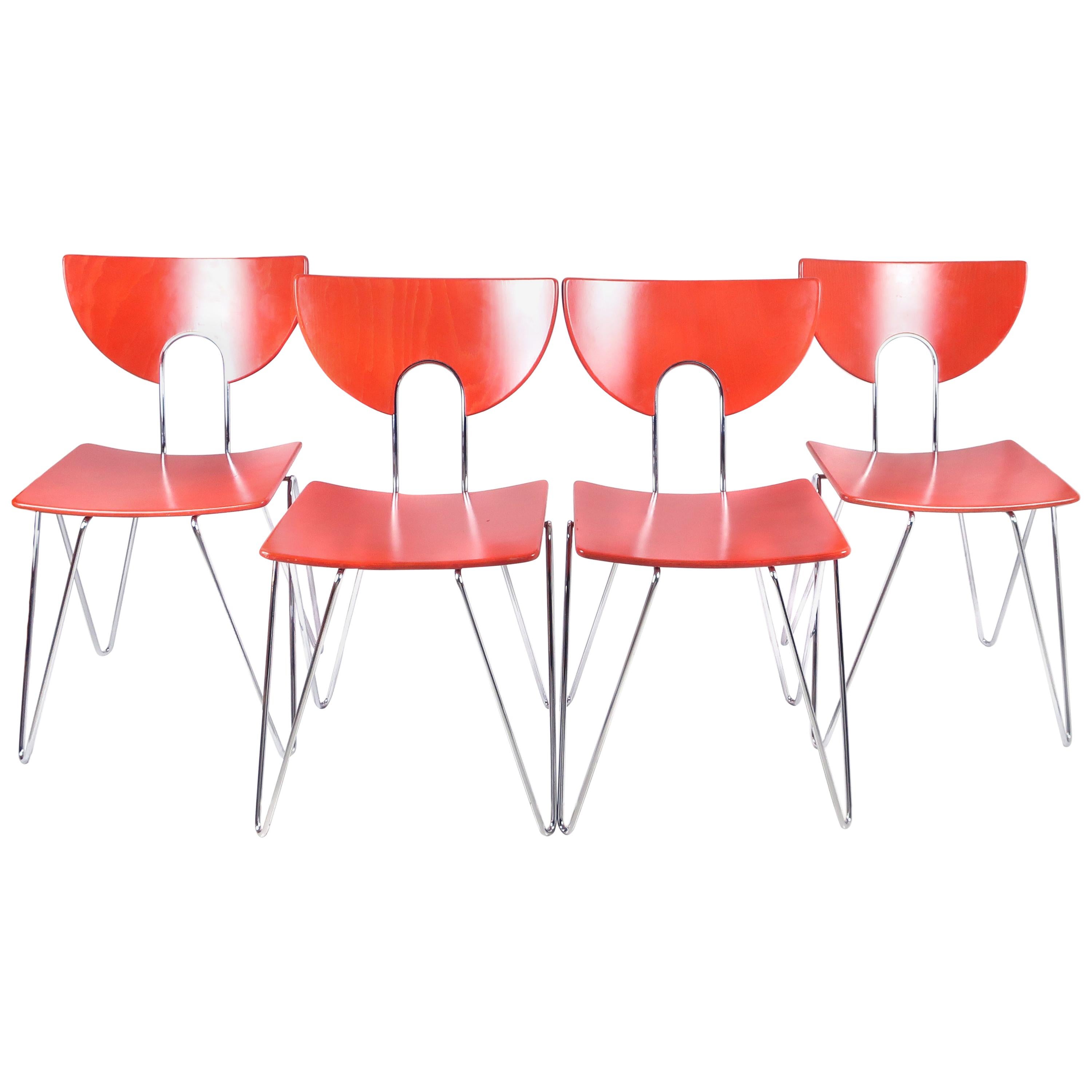 Mikado 1800 Dining Chairs by Walter Leeman for Kusch+Co For Sale