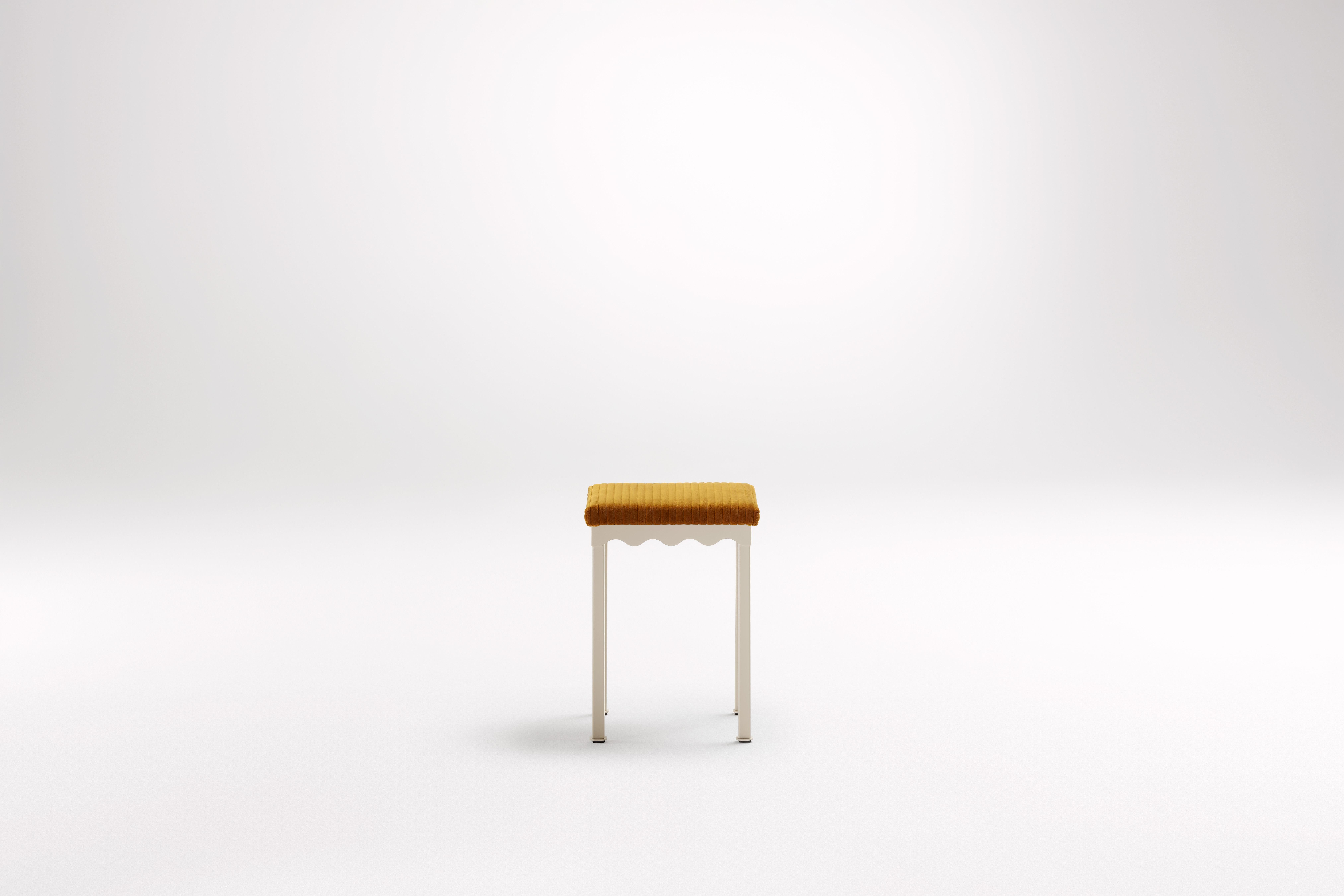 Mikado Bellini Low Stool by Coco Flip
Dimensions: D 34 x W 34 x H 45 cm
Materials: Timber / Stone tops, Powder-coated steel frame. 
Weight: 5 kg
Frame Finishes: Textura Paperbark.

Coco Flip is a Melbourne based furniture and lighting design studio,