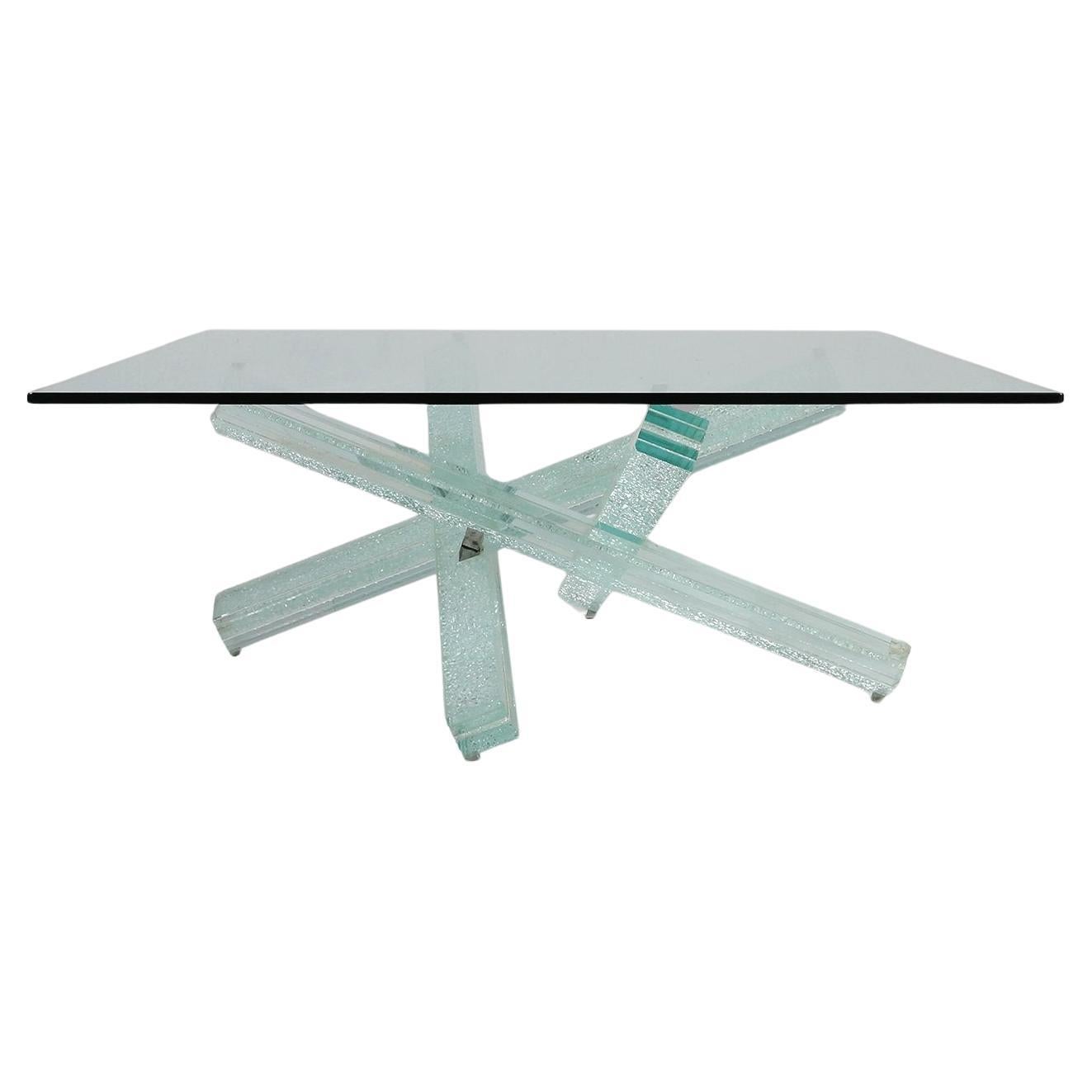 Mesa baja Mikado de Maurice Barilone para Roche Bobois, Francia ca. 1990 en venta