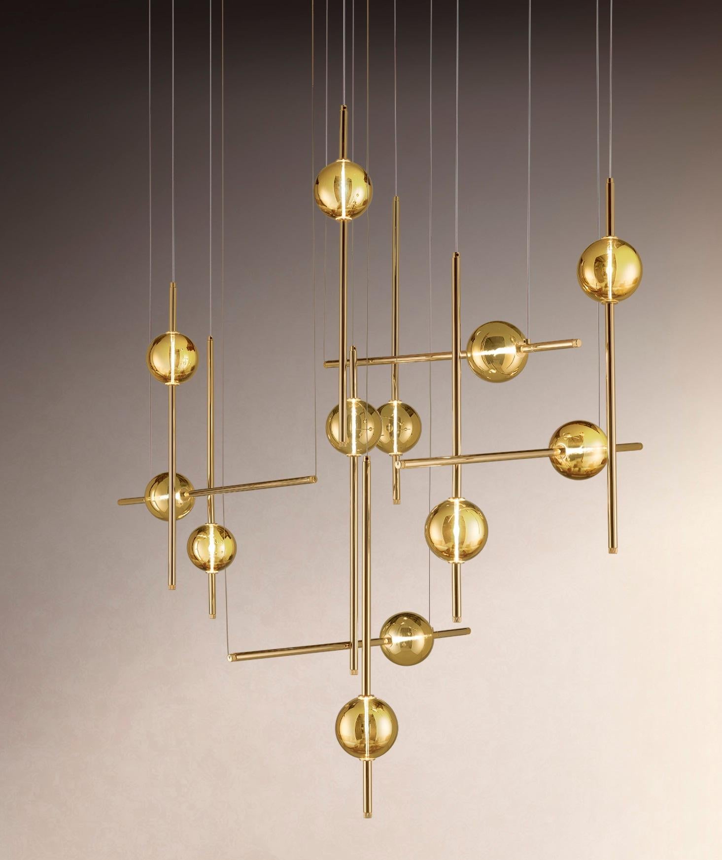 Lampada a sospensione Mikado S12 di Euroluce Lampadari
Dimensioni: P 84 x L 148 x H 149 cm.
Materiali: Metallo e vetro.

Disponibile in diversi colori. I prezzi possono variare. Tutte le nostre lampade possono essere cablate a seconda del Paese. Se