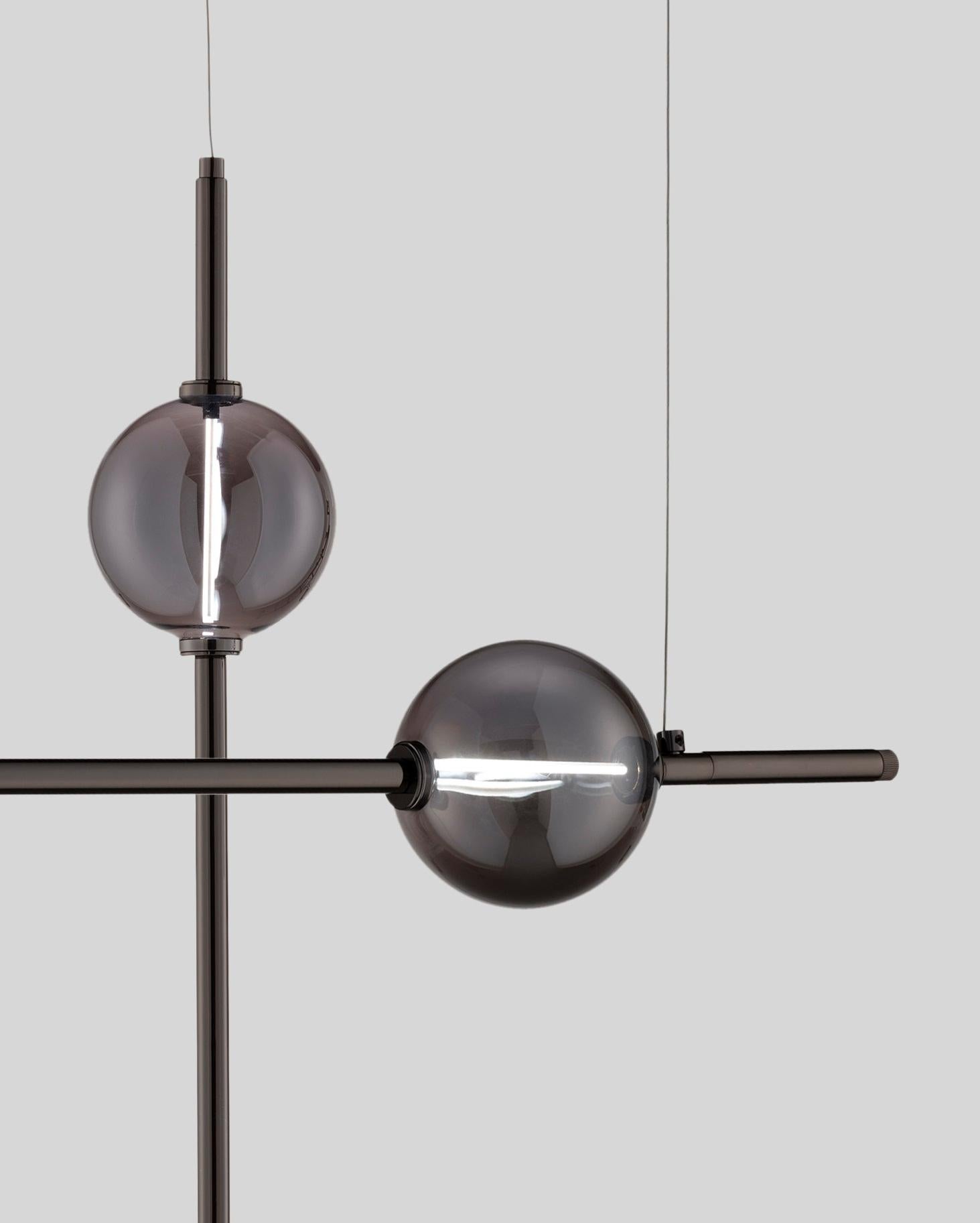 Postmoderno Lampada a sospensione Mikado S3 di Euroluce Lampadari in vendita