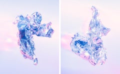 Materia II and IV, Diptych, From The Materia Series