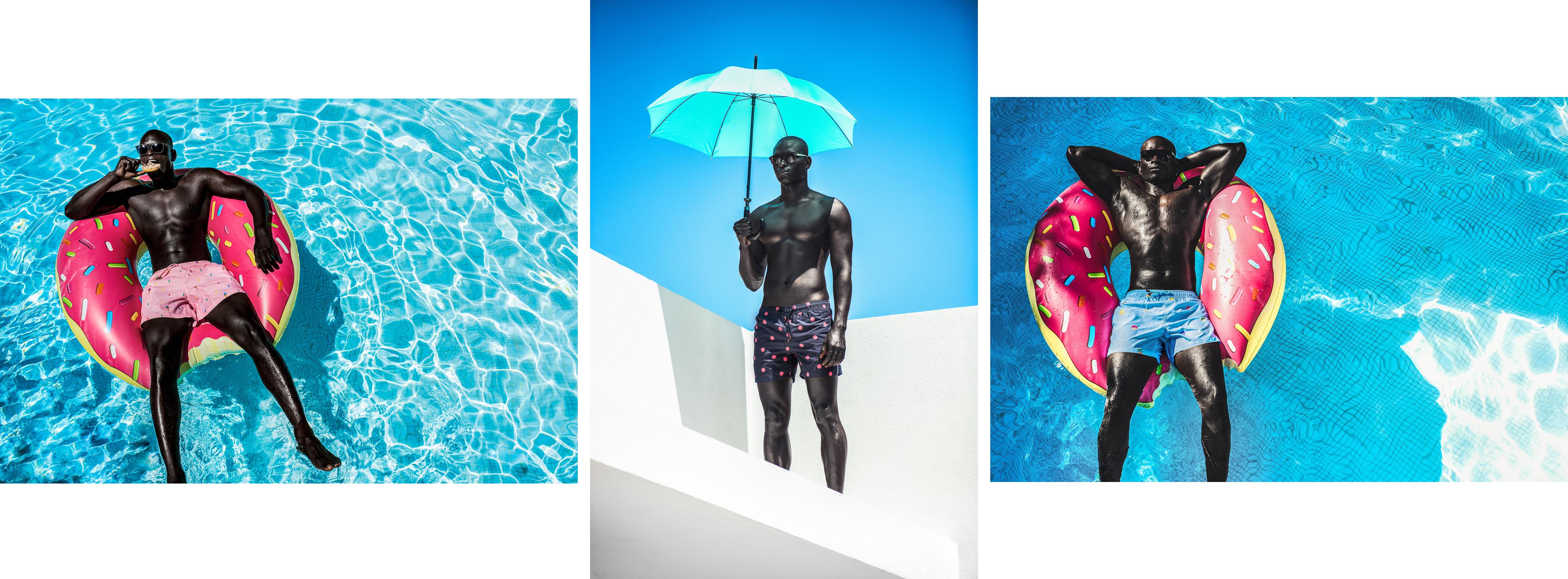 Mr Donut, Kind of Blue, and V. From Iconic Series Triptych