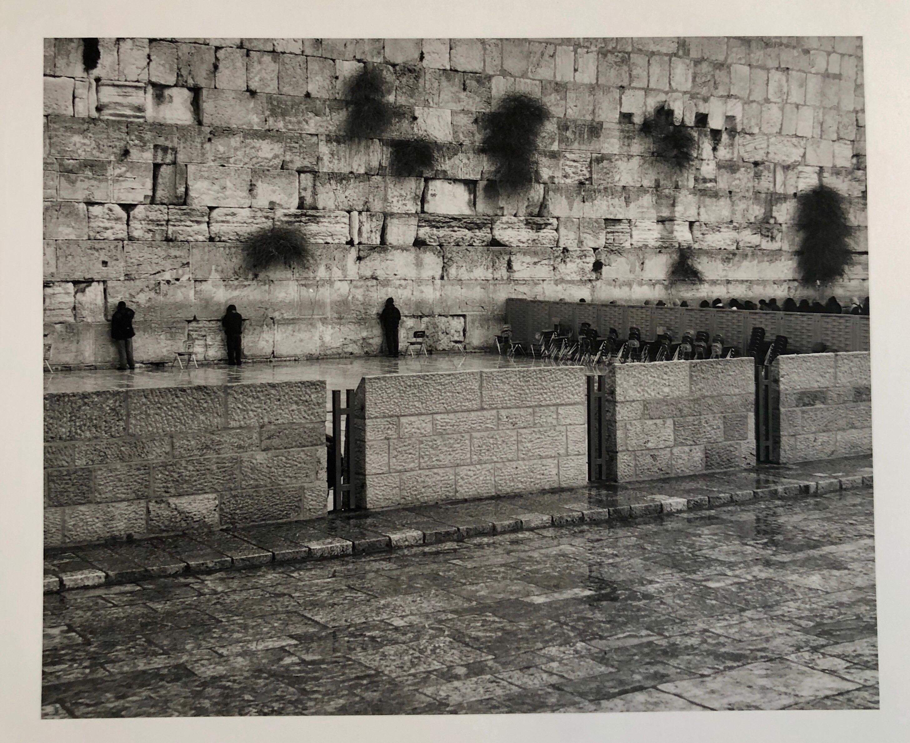 Mikael Levin Landscape Photograph - Jerusalem, Israel Western Wall Ed of 5 Vintage Silver gelatin Photograph Print