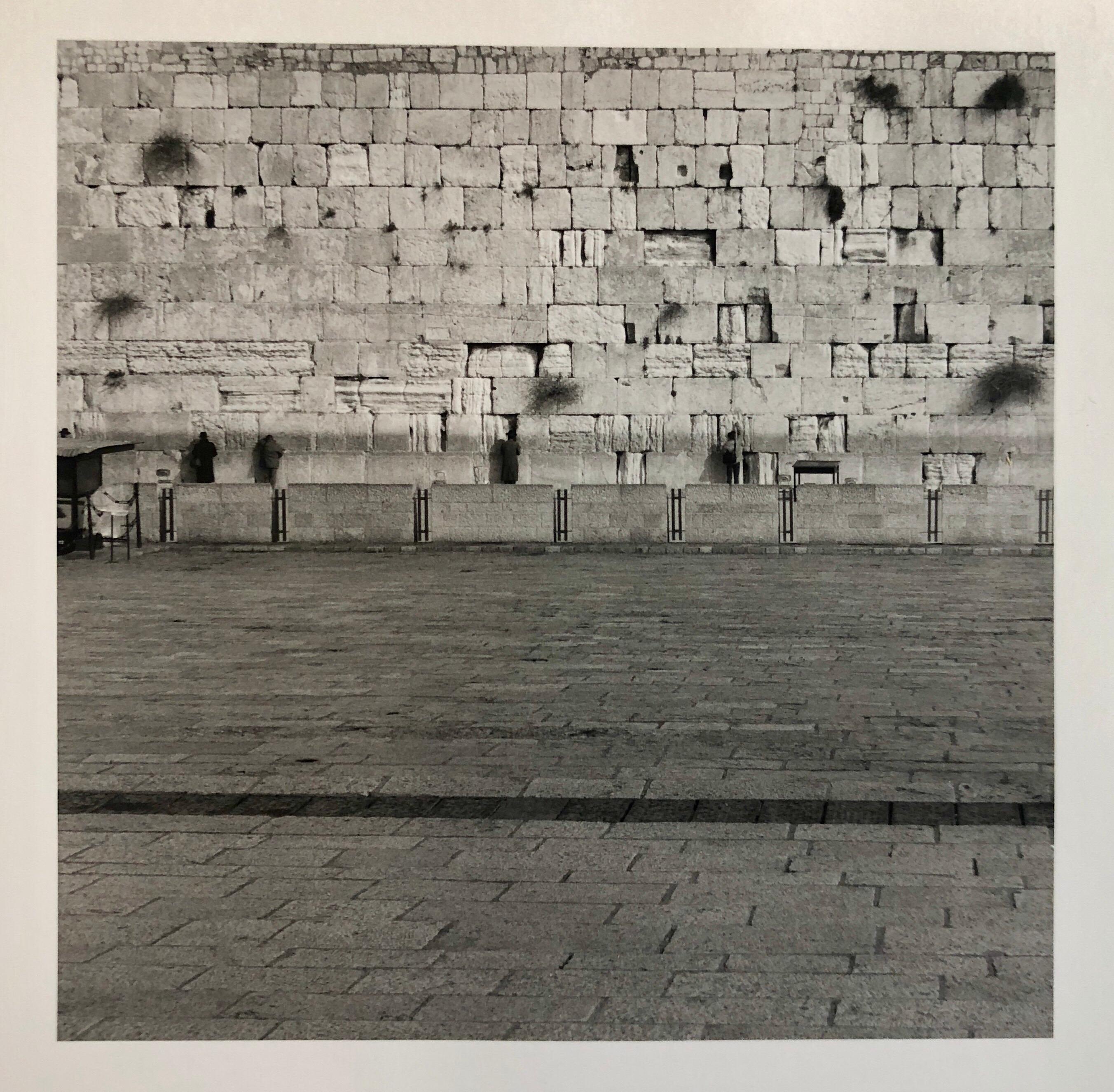 Mikael Levin Landscape Photograph - Jerusalem, Israel Western Wall Ed of 5 Vintage Silver gelatin Photograph Print