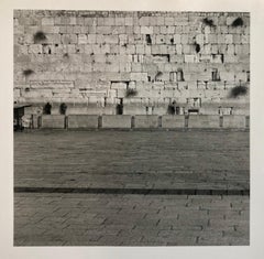 Jerusalem, Israel Western Wall Ed of 5 Vintage Silber Gelatinesilber Fotodruck Druck