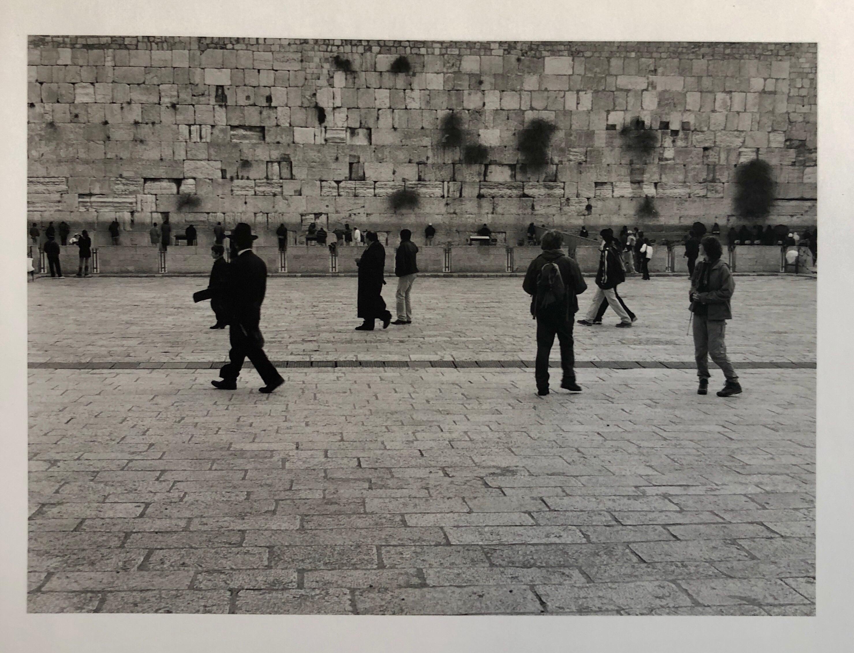 Mikael Levin Landscape Photograph - Jerusalem, Israel Western Wall Ed of 5 Vintage Silver gelatin Photograph Print