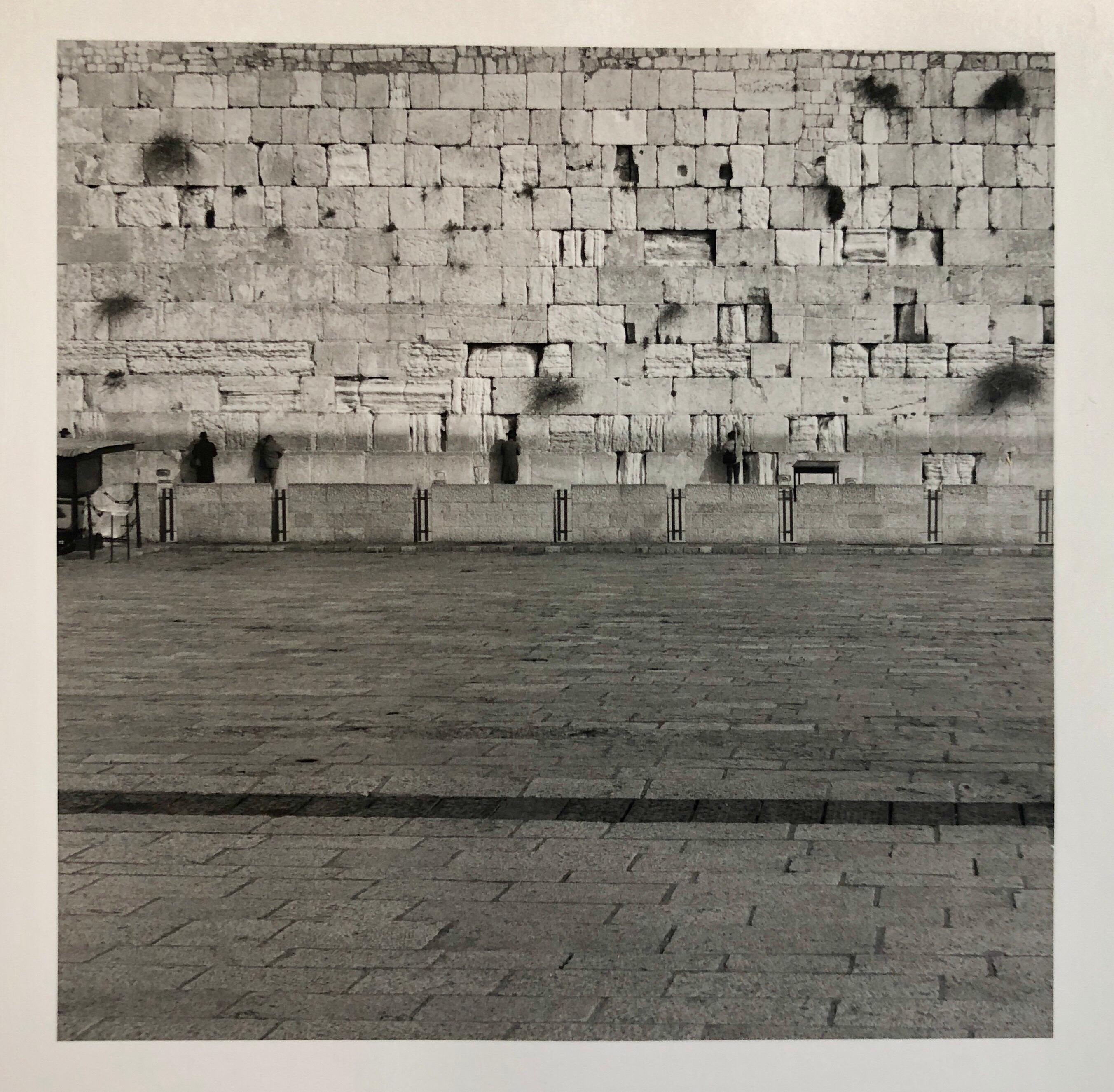 Mikael Levin Black and White Photograph - Jerusalem, Israel Western Wall Ed of 5 Vintage Silver gelatin Photograph Print