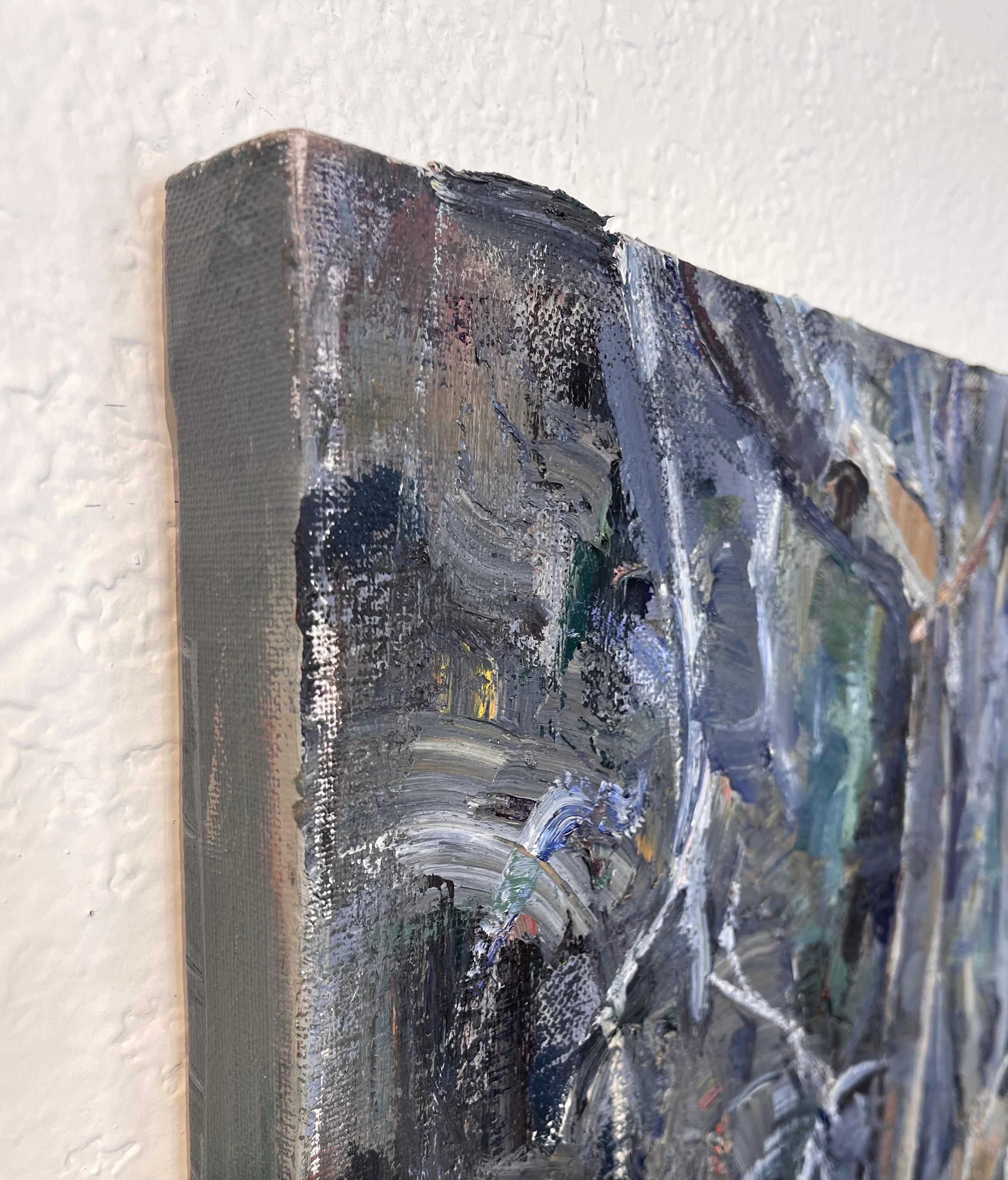 „Afternoon In a Gully“ (2021) von Mikael Olson, Öl-Stilllebengemälde im Angebot 3