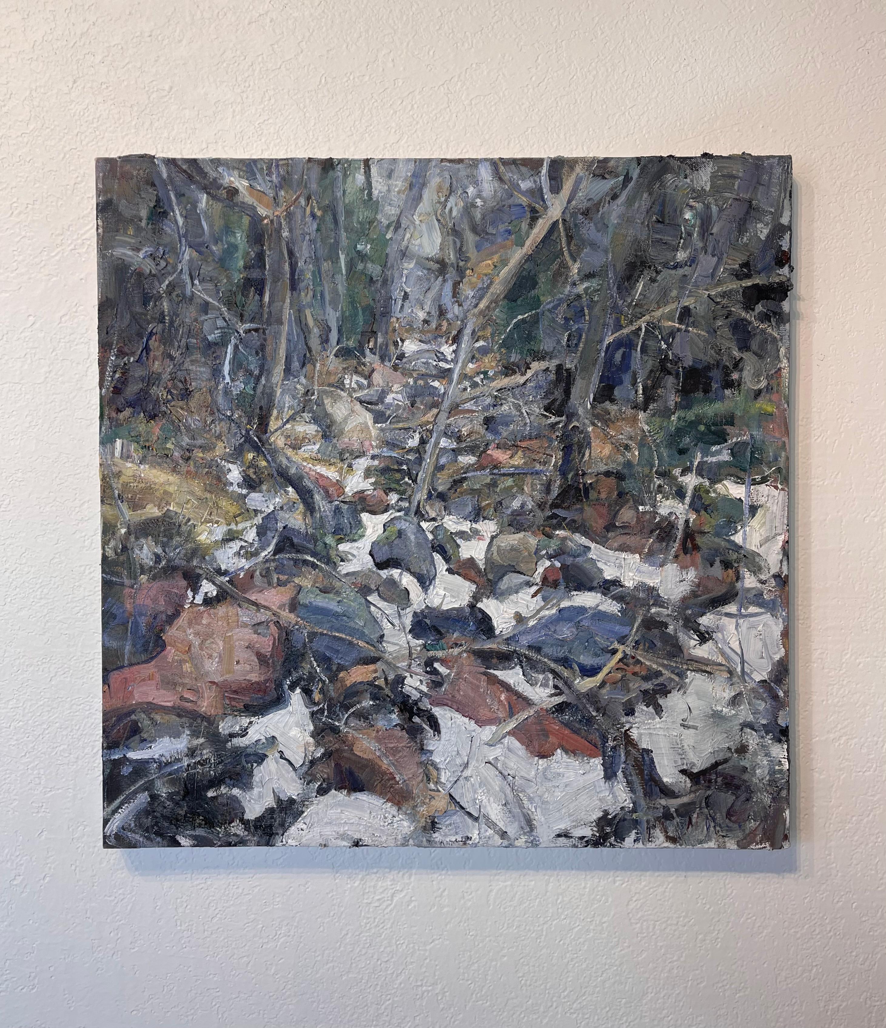 „Afternoon In a Gully“ (2021) von Mikael Olson, Öl-Stilllebengemälde im Angebot 4