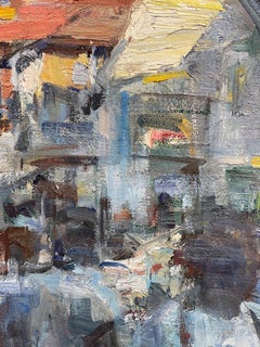 "Bourbon Street" (2024) Original Impressionist Cityscape Oil Painting