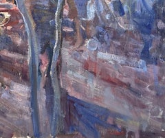 "Boy Blowing Bubbles" (2022) By Mikael Olson, Impressionist Oil Painting