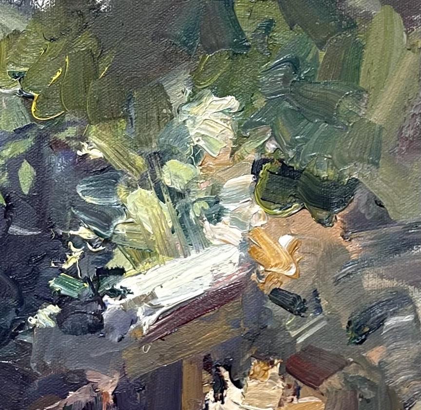 „Hollow Tree“ (2021) von Mikael Olson, Impressionistische Landschaft, Ölgemälde im Angebot 2