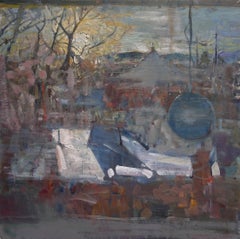 "Studio Window" (2024) By Mikael Olson, Impressionist Oil Still-Life Painting