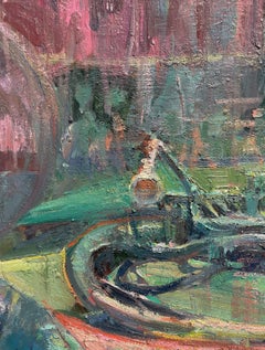 "Tuba at Rest" (2024) By Mikael Olson, Impressionist Oil Still-Life Painting