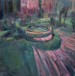 Used "Tuba at Rest" (2024) By Mikael Olson, Impressionist Oil Still-Life Painting