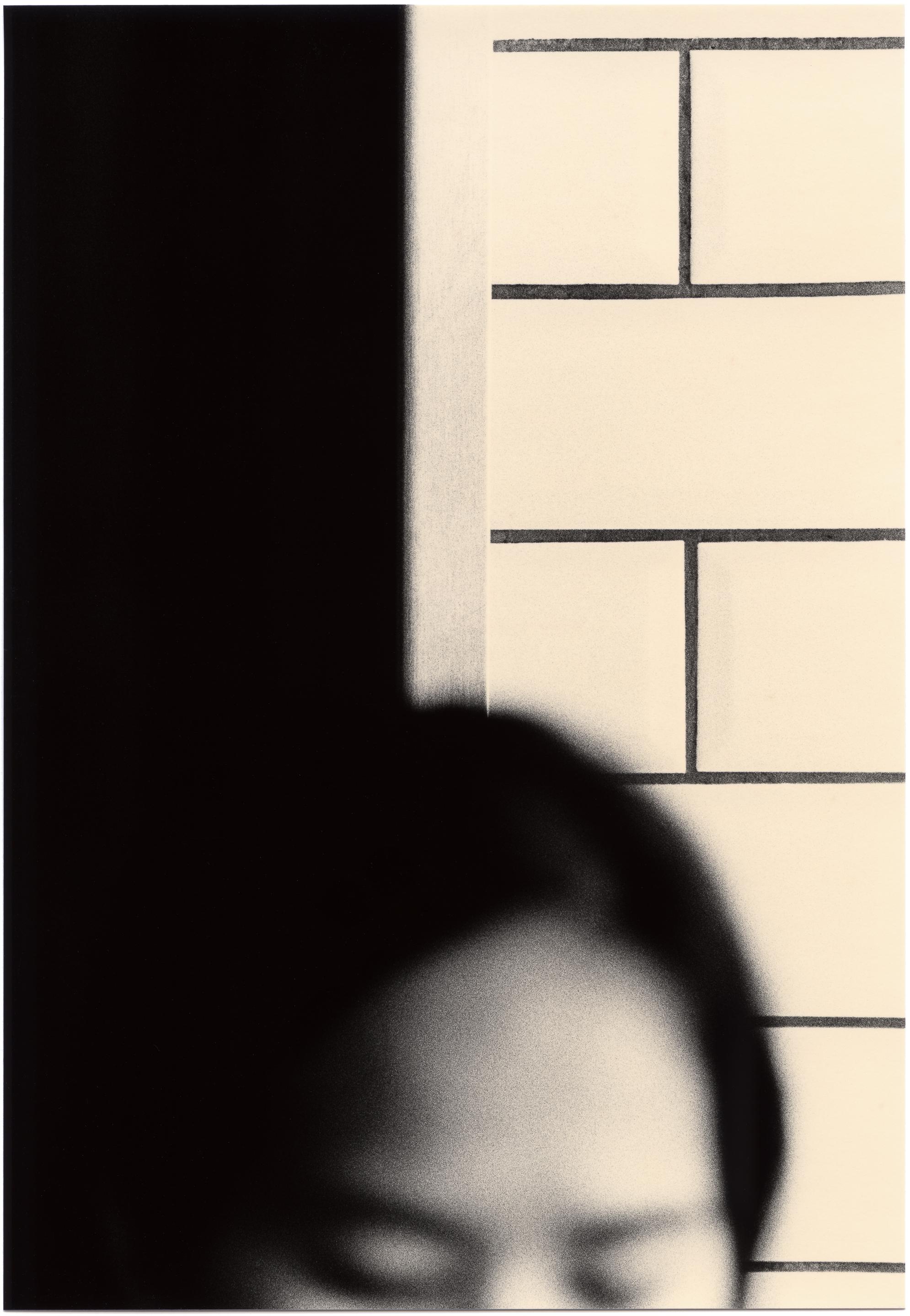 Figurative Photograph Mikael Siirilä - Sans titre (tête et mur)