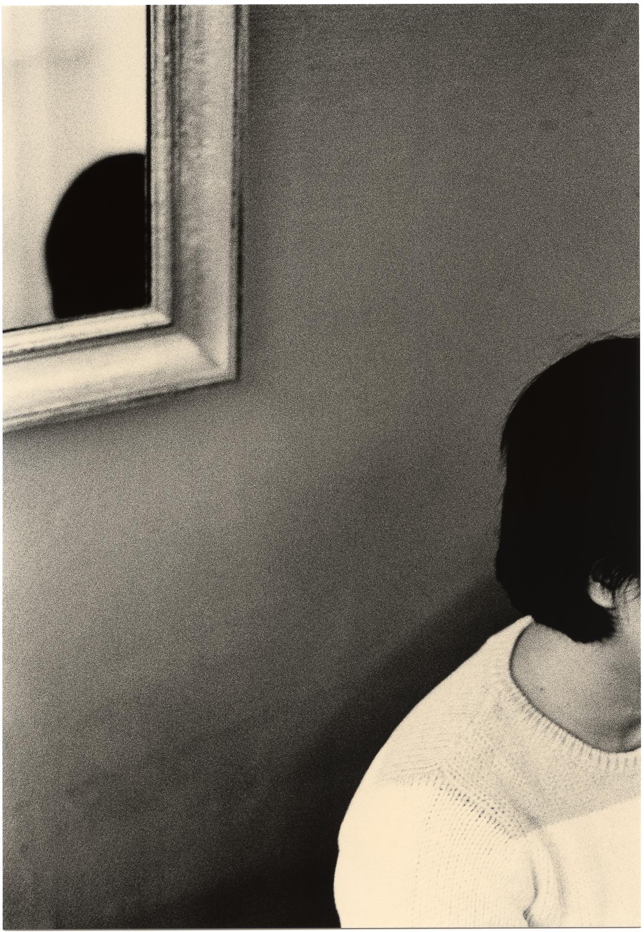 Mikael Siirilä Black and White Photograph - Untitled (wall and mirror)