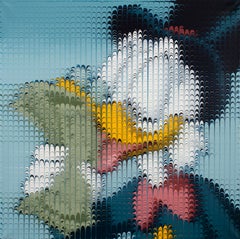 Contemporary pop art Acrylic on Canvas Hand painted Disney figurative interior