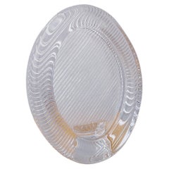 Mikasa Ribbed Glass Oval Picture Frame