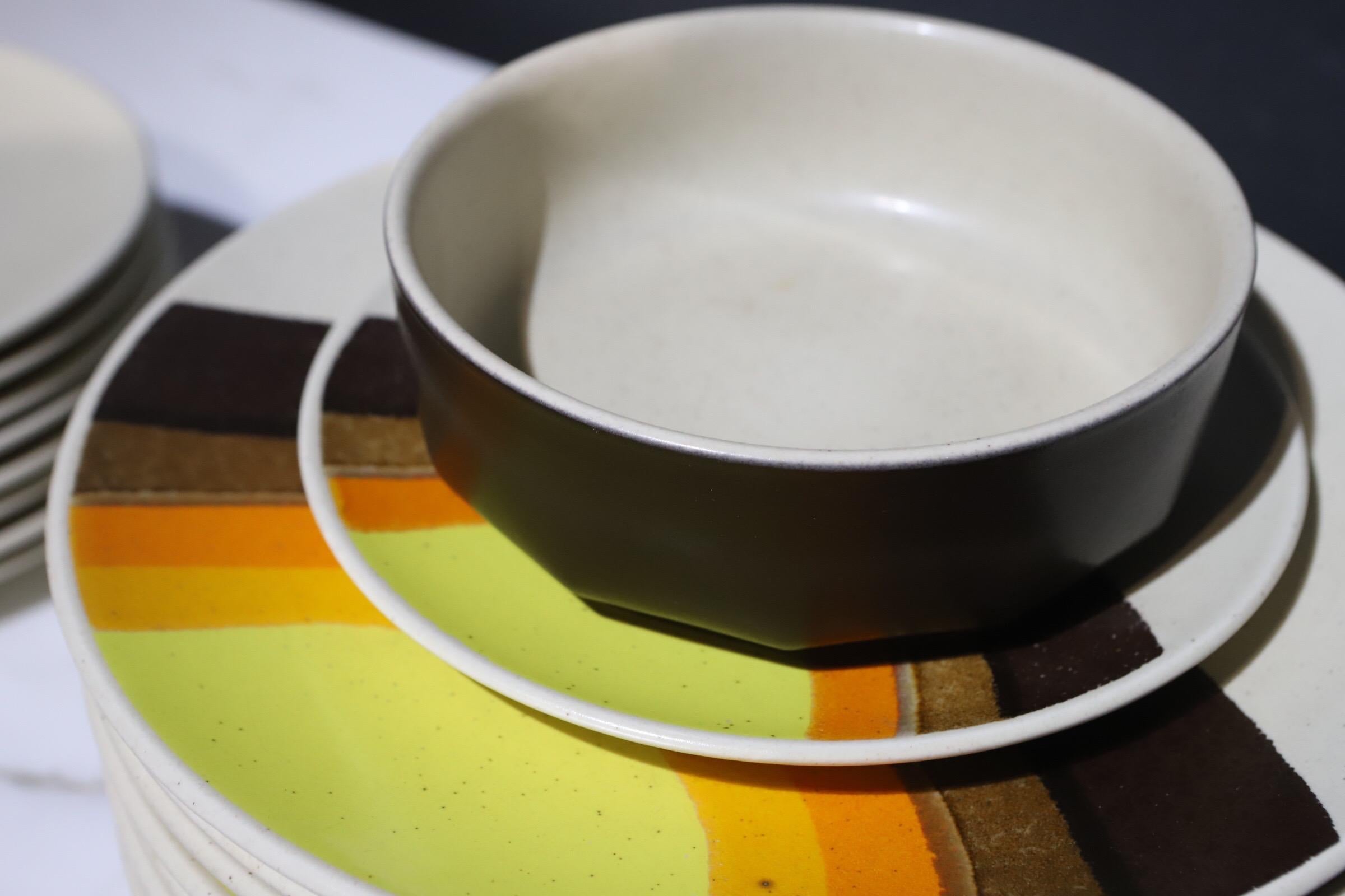 20th Century Mikasa Stoneware Dinnerware