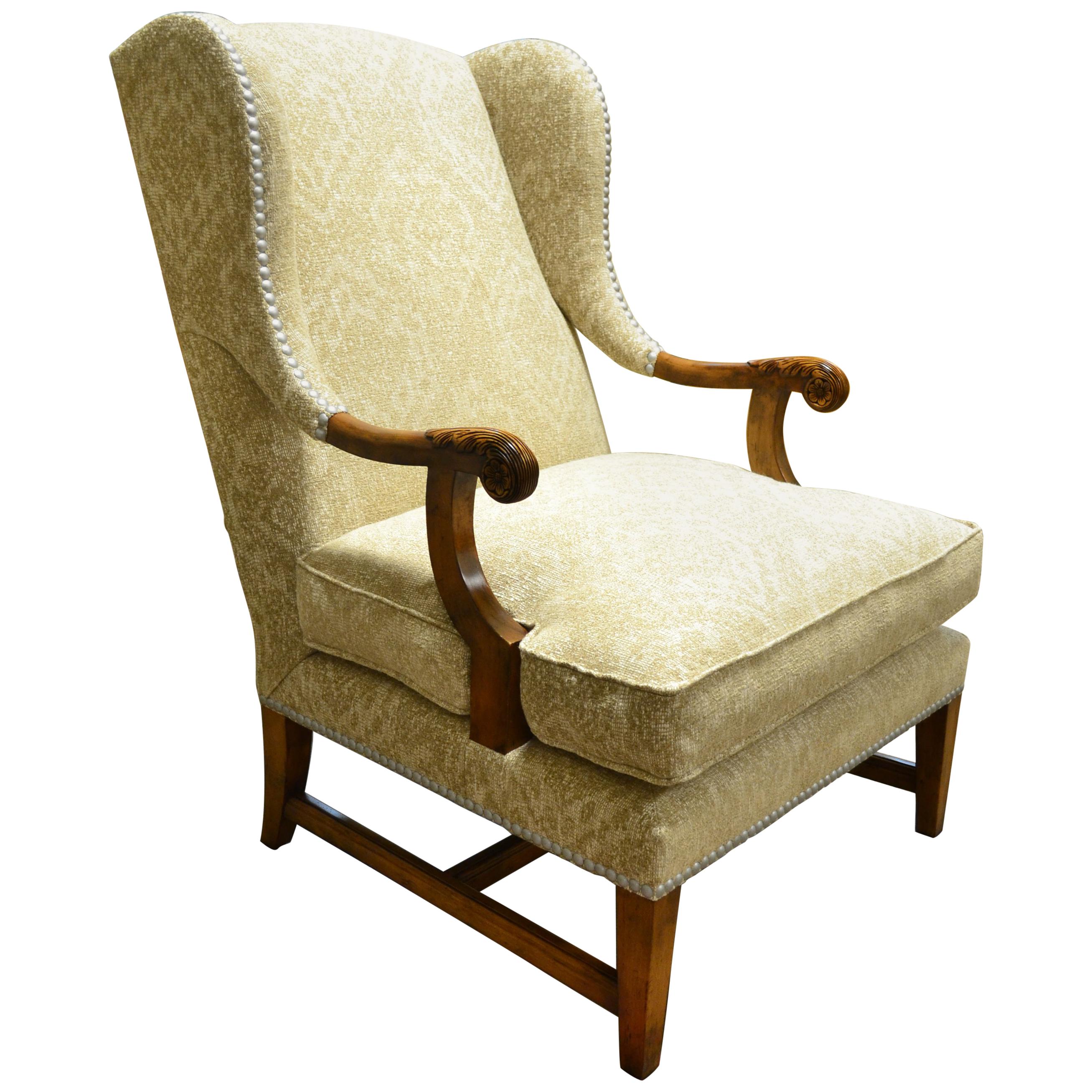 Mike Bell Winged Gascogne Armchair For Sale