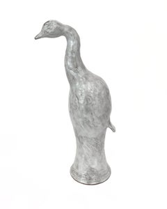 Keramik-Skulptur „Baby Egret“
