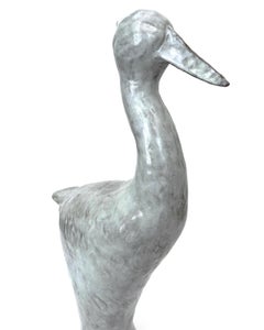 "Great White Egret" Ceramic Sculpture
