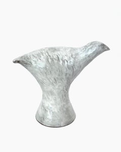 "Investigative Crow" Ceramic Sculpture