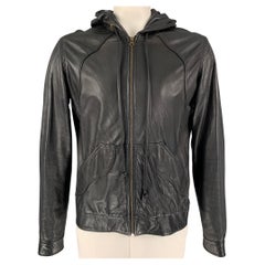 Used MIKE & CHRIS Size XL Black Zip Up Hoodie Jacket