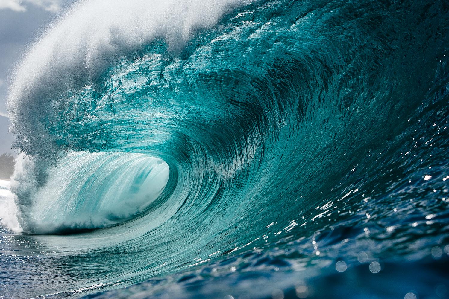 Mike Coots Color Photograph – Waves mit Wellen