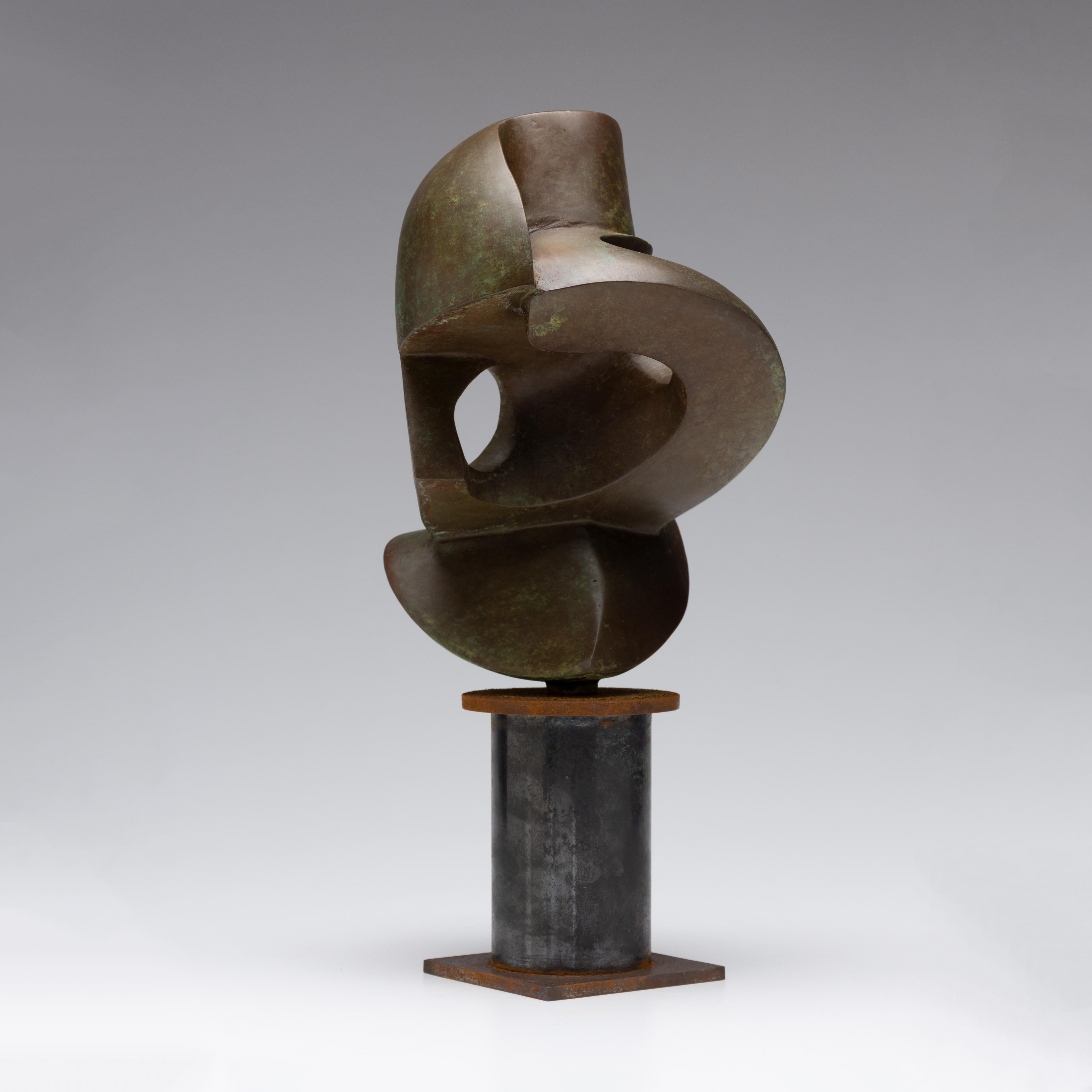 Coalesced Series Number Five - Abstract Geometric Sculpture by Mike Cunningham