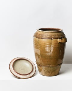 Mike Dodd, Large Stoneware Pot and Cover