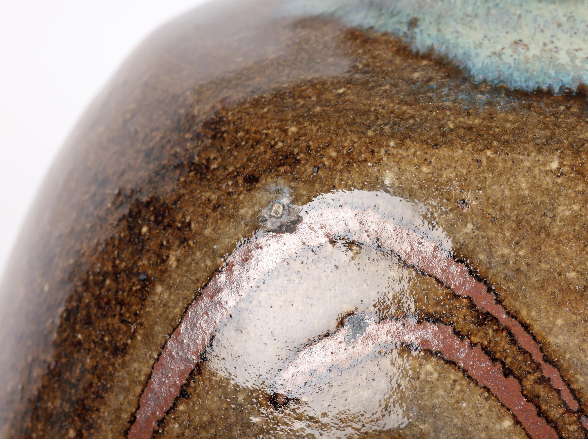 Vase en poterie Mike Dodd Studio avec motif d'arbre stylisé en vente 6