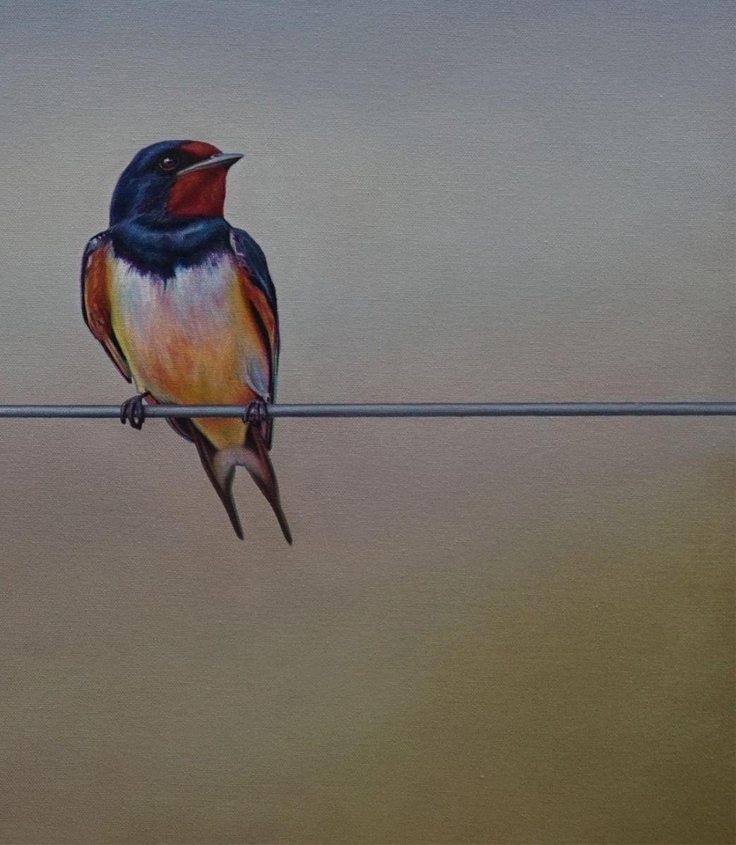 Lost Horizons - Bird Painting, Wildlife, Nature, Garden, Botanical, Animal For Sale 2