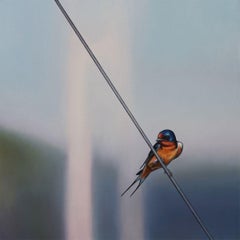 New Horizons - Bird Painting, Wildlife, Nature, Garden, Botanical, Animal
