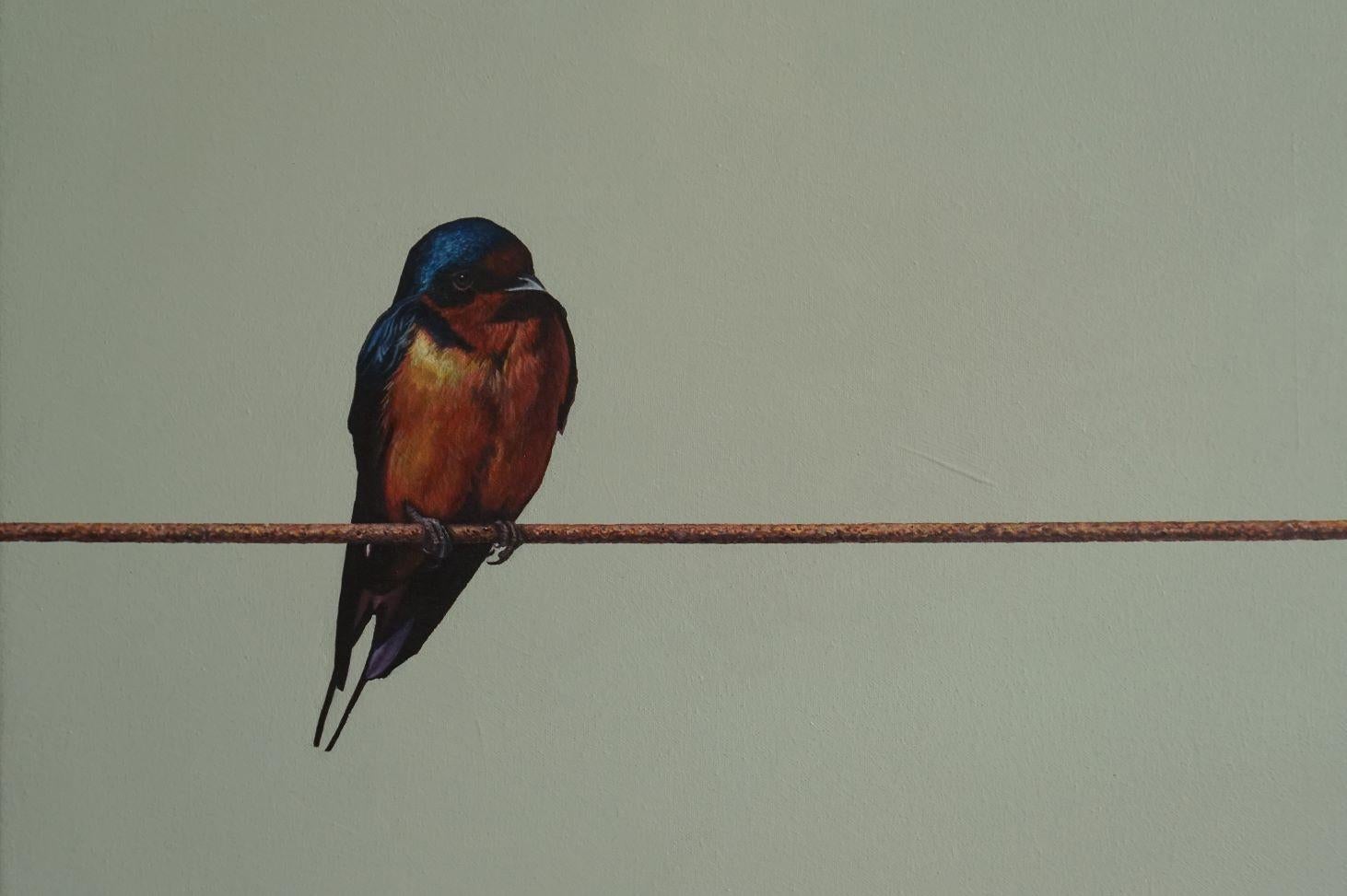 Voyager - Bird Painting, Wildlife, Nature, Garden, Botanical, Animal For Sale 1