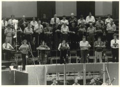 Aufnahmesitzungen des "Barbiere di Siviglia" - Vintage Foto - 1980er