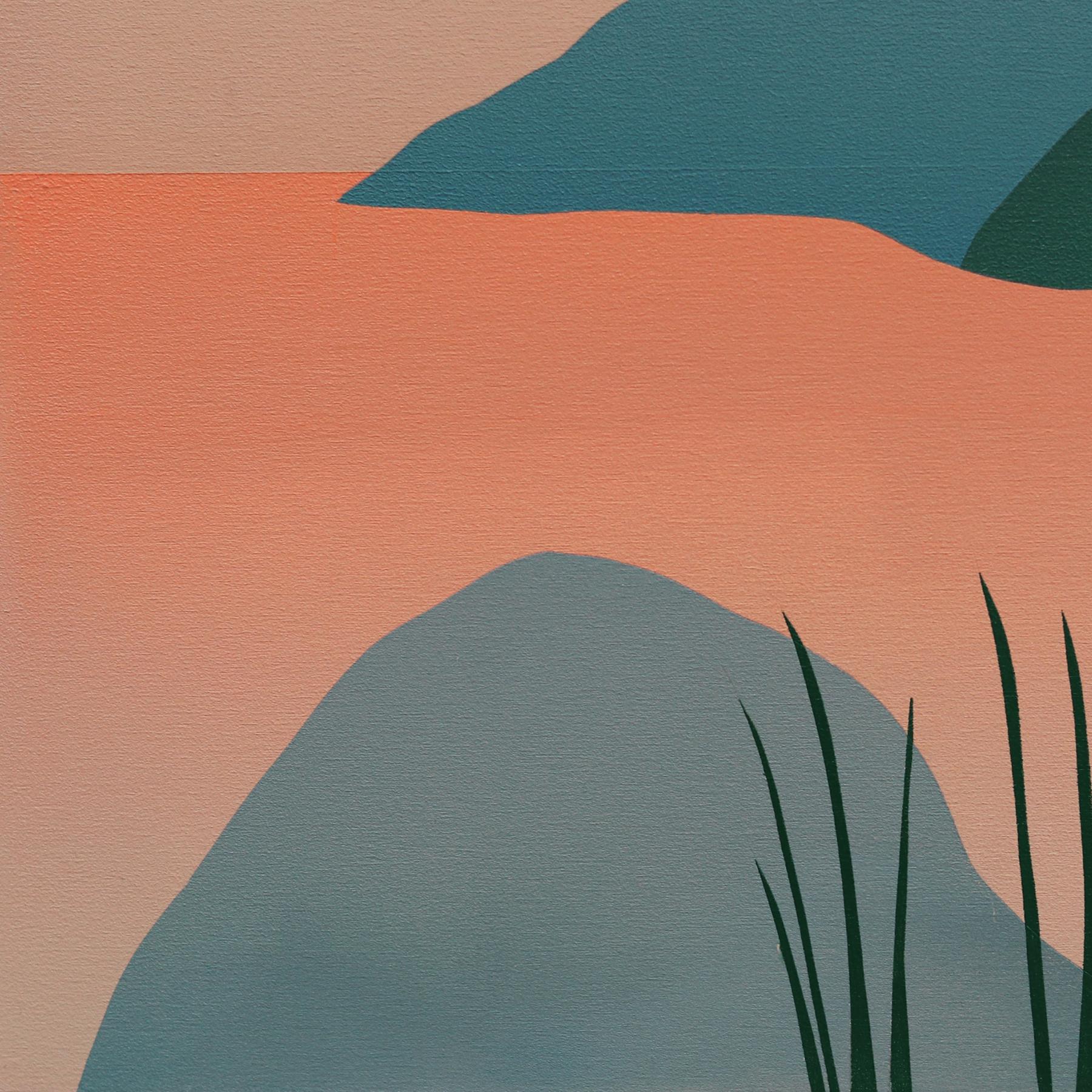 Already Gone - Minimalist Landscape Painting For Sale 4