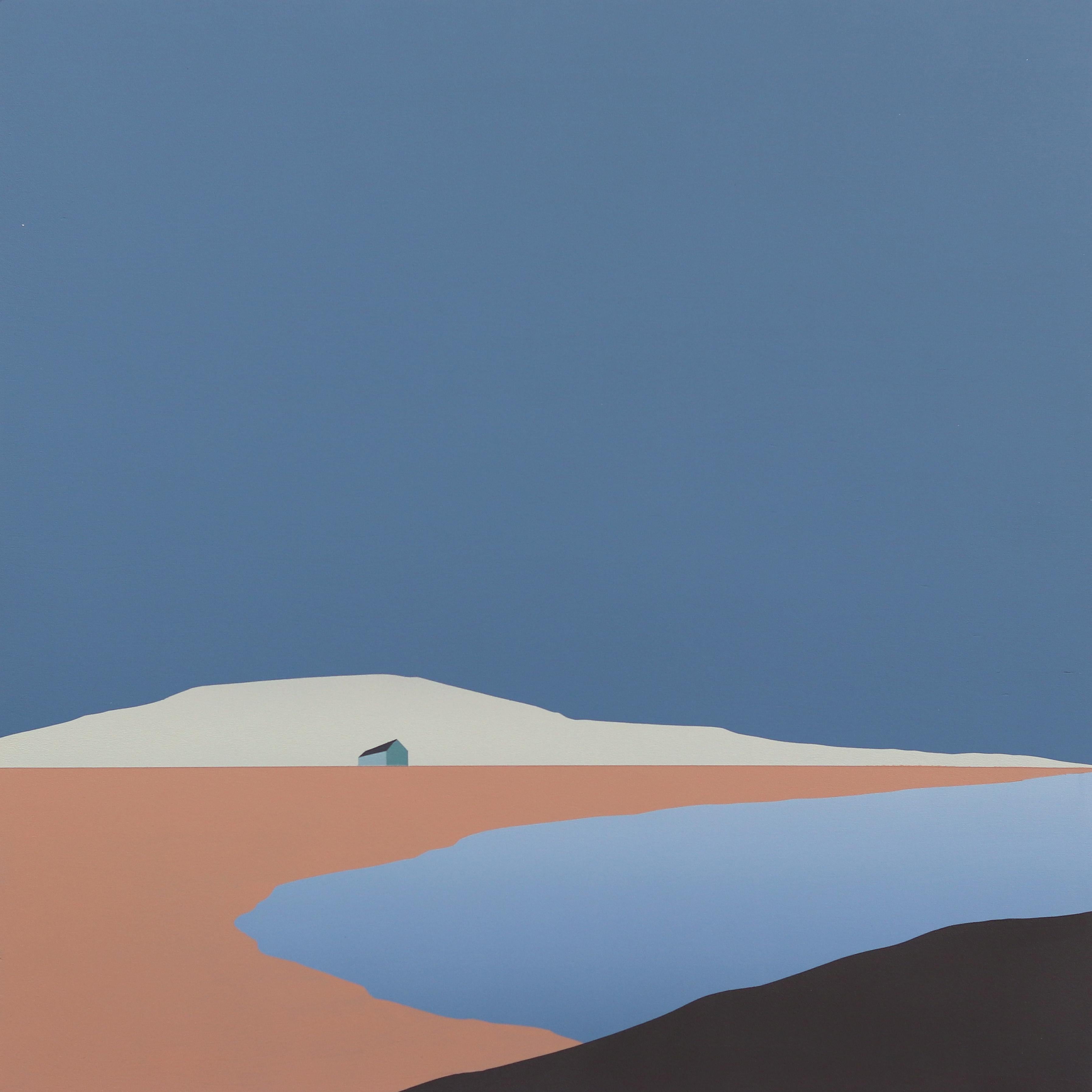 Preservation - Minimalist Scenic Landscape Painting