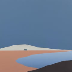 Préservation - peinture de paysage scénique minimaliste