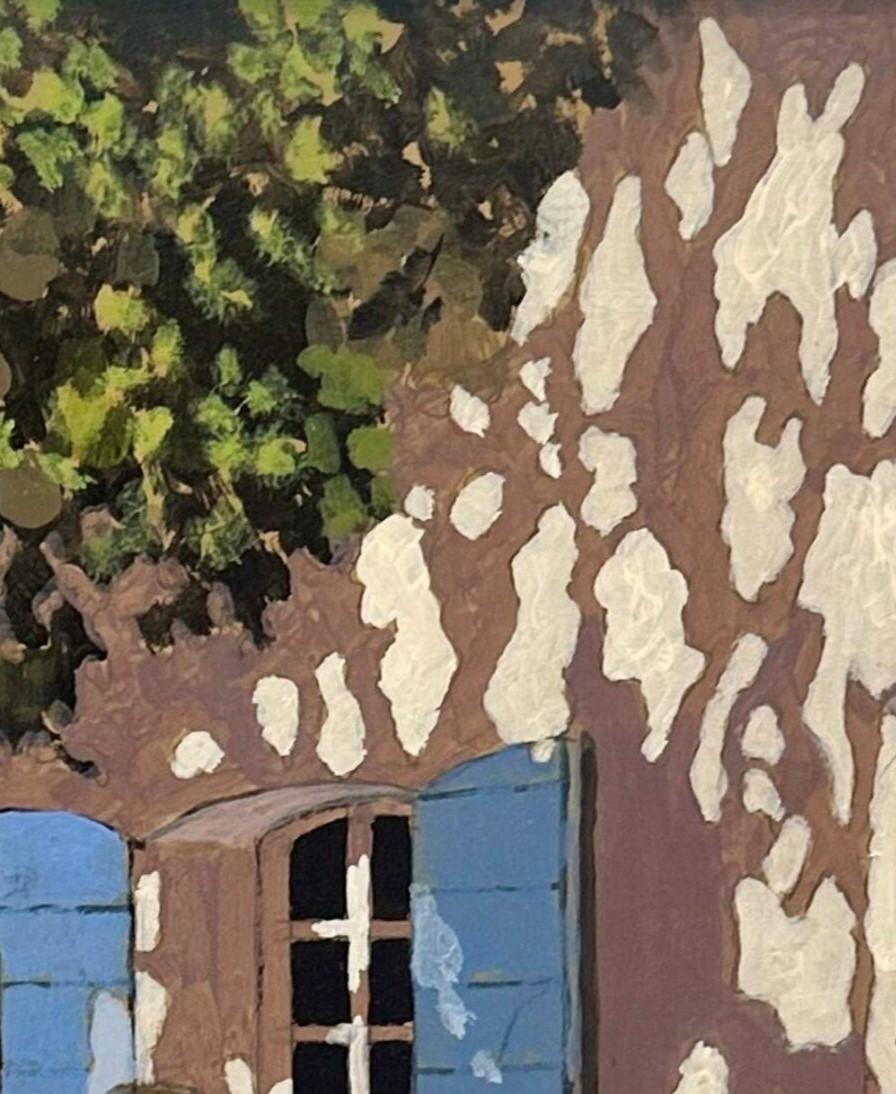 Pernod in the Shade - Gray Landscape Painting by Mike Hall