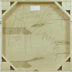 Elegante sotterfugio dipinto in acrilico e lucido su pannello da Mike Hammer