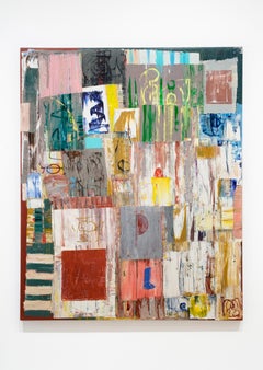Just a Few, 2007, Oil on Canvas, Abstract Painting, 62 x 51 inches