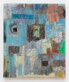 Remember Me, 1999, Oil on Canvas, 20th Century Abstract Painting, 52x 44 inches